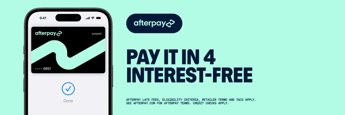 Pay it in 4 interest-free instalments with Afterpay - available on all Plumb-D Tec services