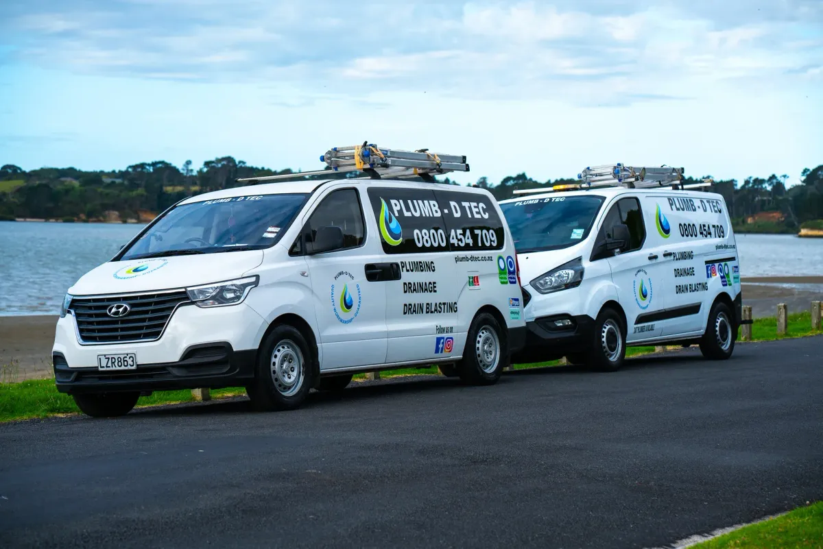 Plumb-D Tec hot water specialist vans Auckland